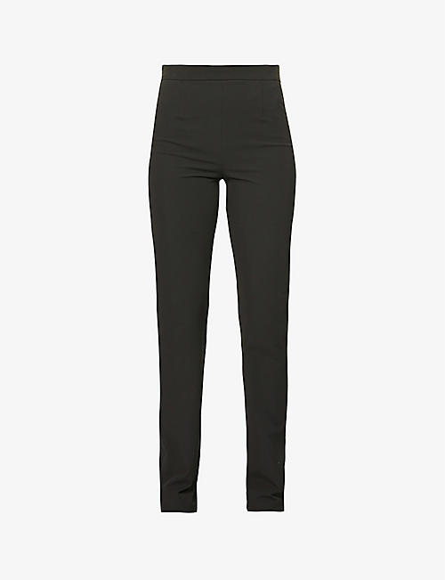 HERON PRESTON: Slim-fit mid-rise stretch-woven trousers