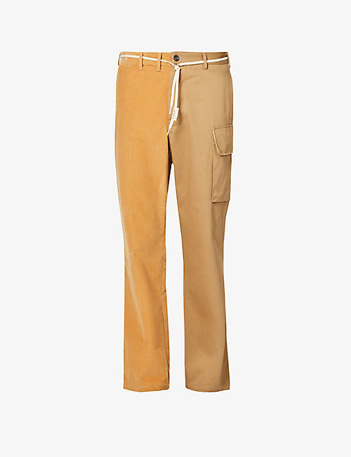 MARNI: Straight relaxed-fit cotton trousers