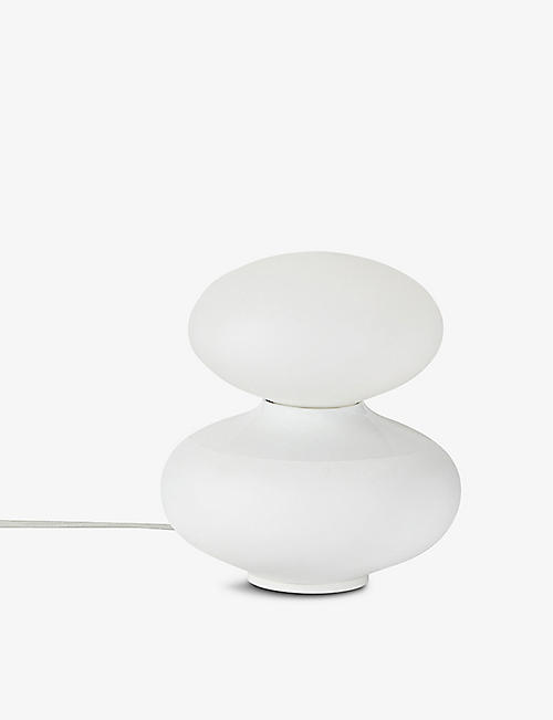 TALA: Tala x David Weeks Reflection Oval porcelain table lamp 21cm x 19cm