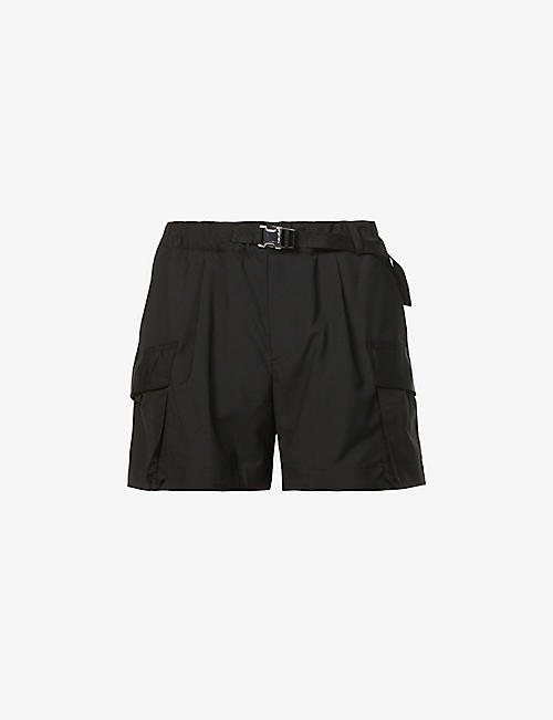 SACAI: Cargo-style woven shorts