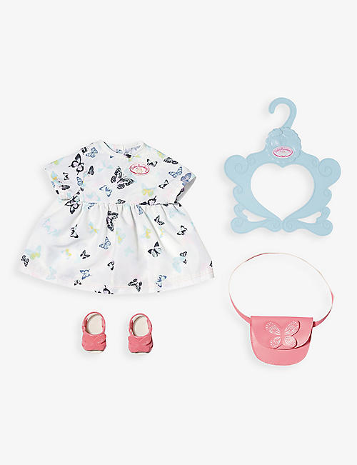 BABY ANNABELL: Deluxe Butterfly Dress set 43cm