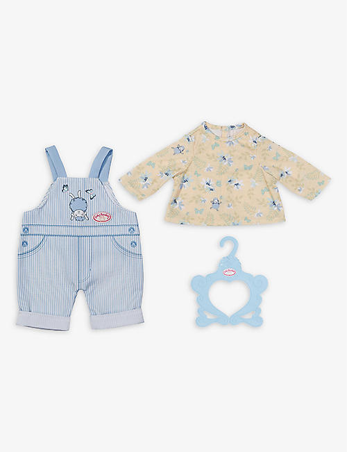 BABY ANNABELL: Dungaree two-piece doll clothes