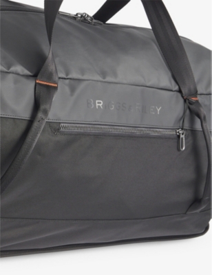 Shop Briggs & Riley Black Rolling Xl Woven Duffle Bag