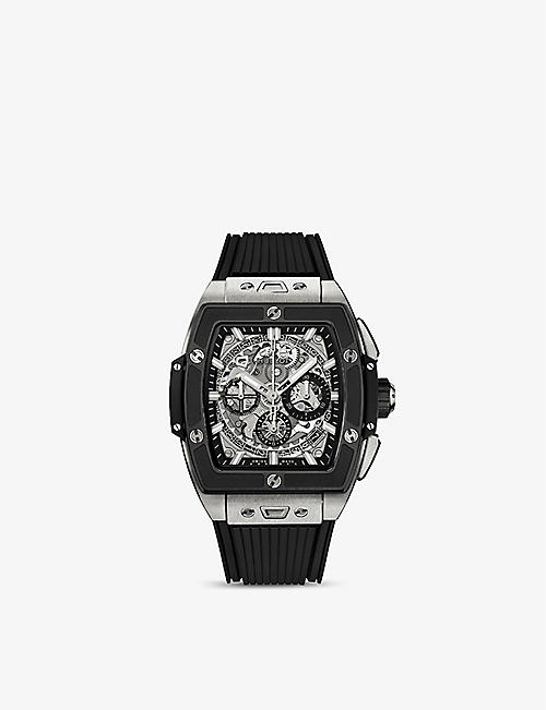 HUBLOT: 642.NM.0170.RX Spirit of Big Bang titanium automatic watch