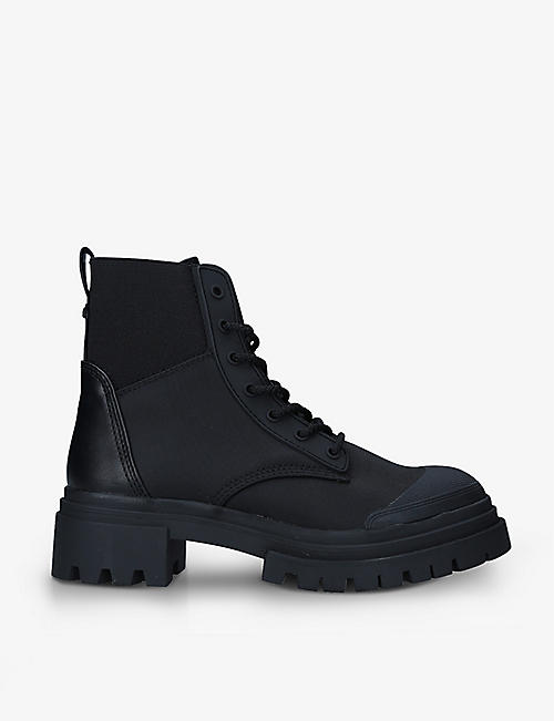 ALDO: Charline chunky-soled woven combat boots