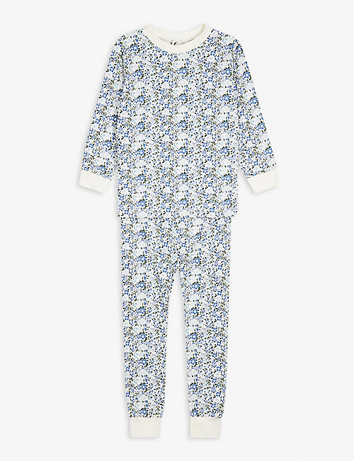 SLEEPY DOE: Floral-print cotton pyjama set 1-13 years