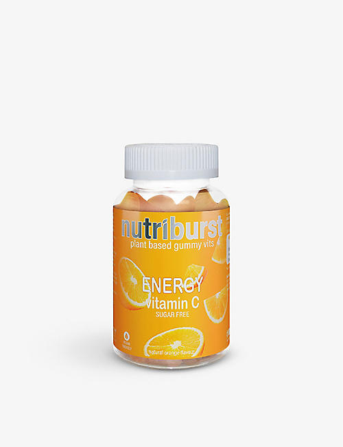 NUTRIBURST: Energy vitamin C 60 sugar-free vegan gummies
