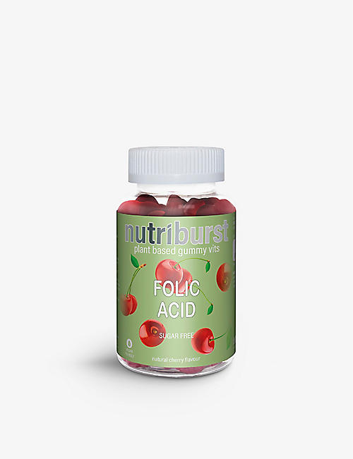 NUTRIBURST: Folic Acid 60 sugar-free vegan gummies