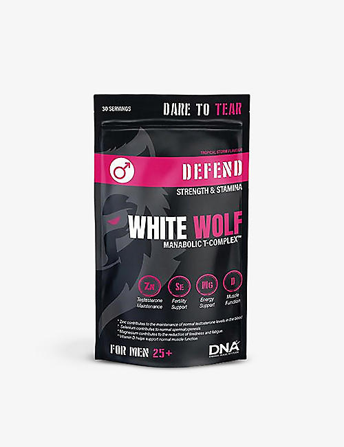 DYNAMIC NUTRITION ACADEMY: White Wolf Manabolic T-Complex supplement powder 300g