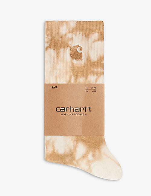 CARHARTT WIP: Vista tie-dye cotton-blend socks