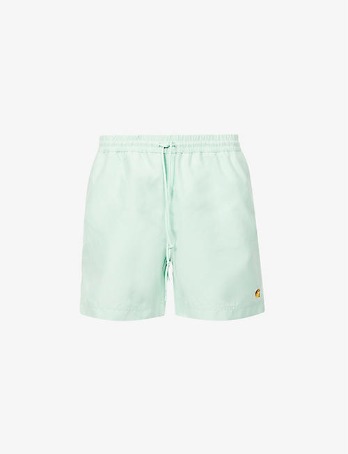 CARHARTT WIP: Chase logo-embroidered relaxed-fit swim shorts
