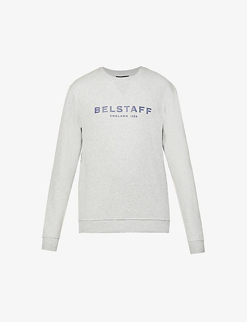 BELSTAFF: 1924 Heritage logo-print cotton-jersey sweatshirt
