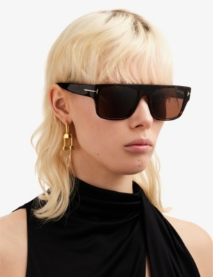 TOM FORD: FT0907 Dunning square-frame acetate sunglasses