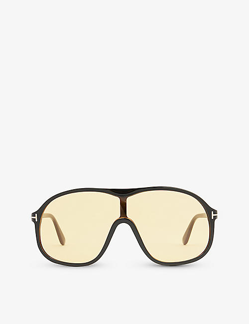 TOM FORD: TR001402 aviator-frame acetate sunglasses