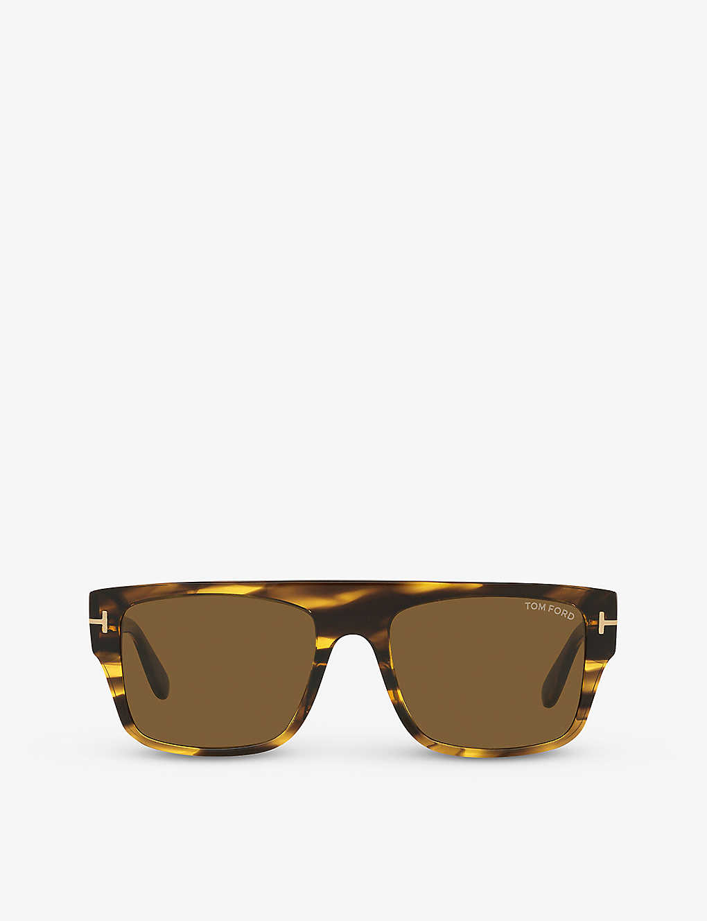 Tom Ford Ft0907 Dunning Square-frame Acetate Sunglasses In Brown