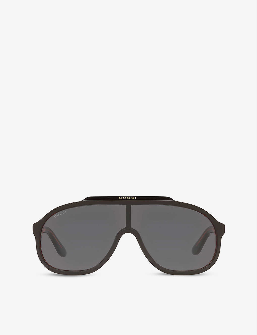 Gucci Gg1038s Pilot-frame Acetate Sunglasses In Black