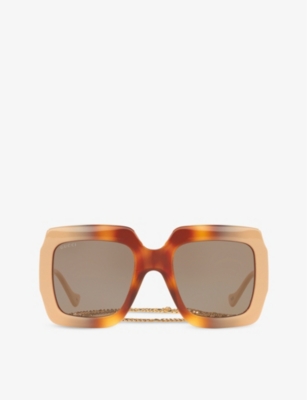 GUCCI: GG1022S square-frame acetate sunglasses