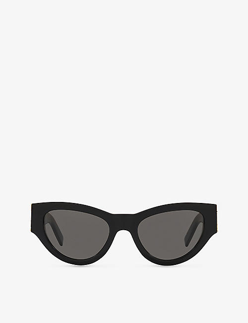 SAINT LAURENT: SL M94 cat eye-frame acetate sunglasses