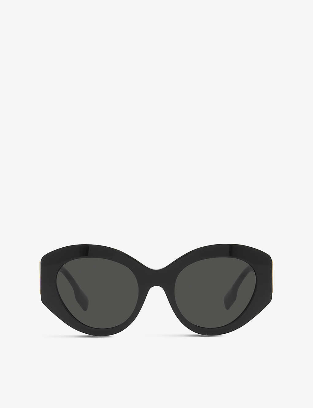 Burberry Womens Black Be4361 Sophia Cat-eye Sunglasses
