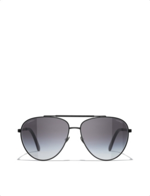 Chanel aviators hot sale sunglasses