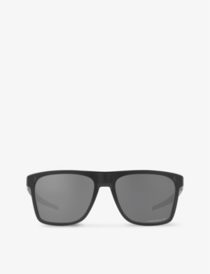 Oakley Oo9100 Leffingwell Square-frame Sunglasses In Black