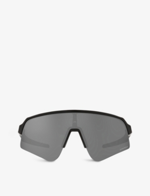 Oakley Oo9465 Sutro Lite Sweep Acetate Wraparound Sunglasses In Black