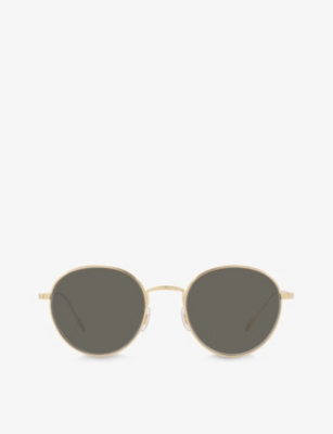 OLIVER PEOPLES - Saurine rectangle-frame sunglasses 