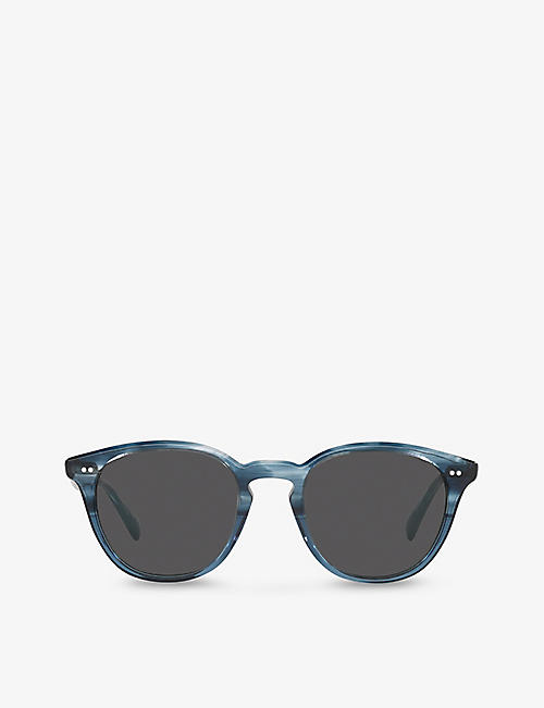 OLIVER PEOPLES: OV5454SU Desmon Sun round-frame acetate sunglasses