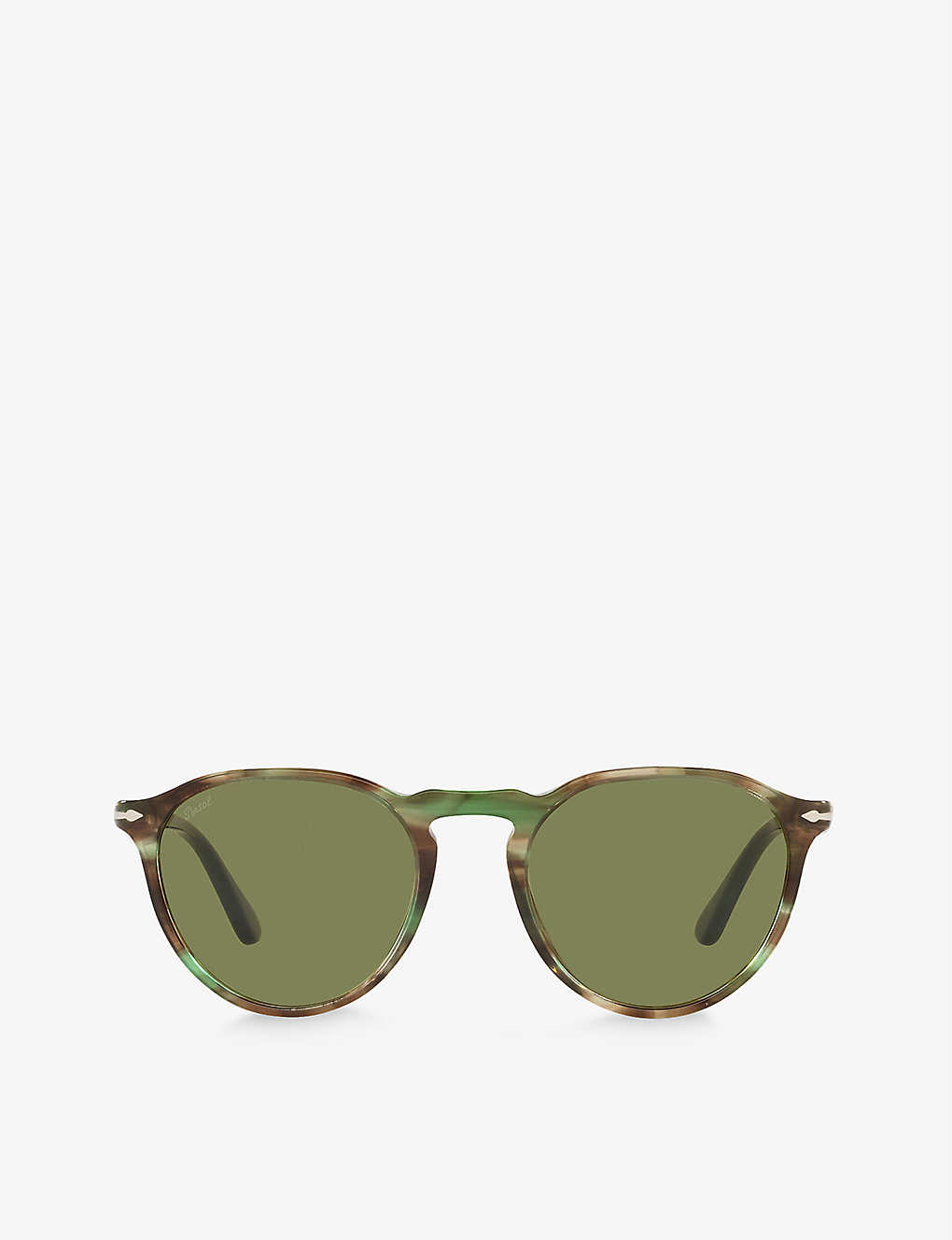 Persol Po3286s Phantos-frame Acetate Sunglasses In Green