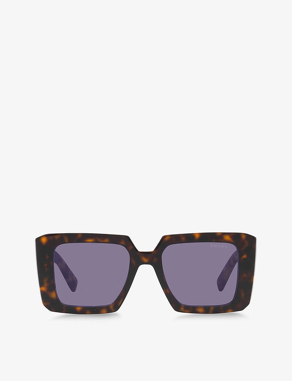 Shop Prada Women's Brown Pr 23ys Symbole Acetate Sunglasses