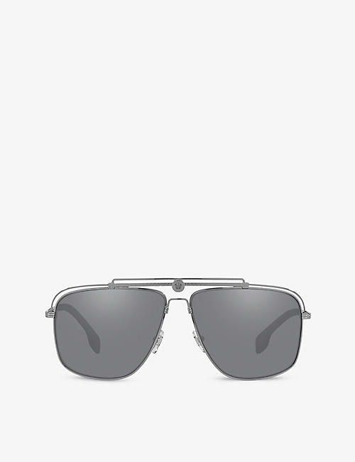 VERSACE: VE2242 square metal sunglasses