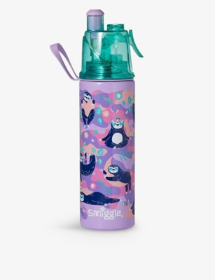 Smiggle Girls Lilac Kids Loopy Spritz Stainlesssteel Water Bottle