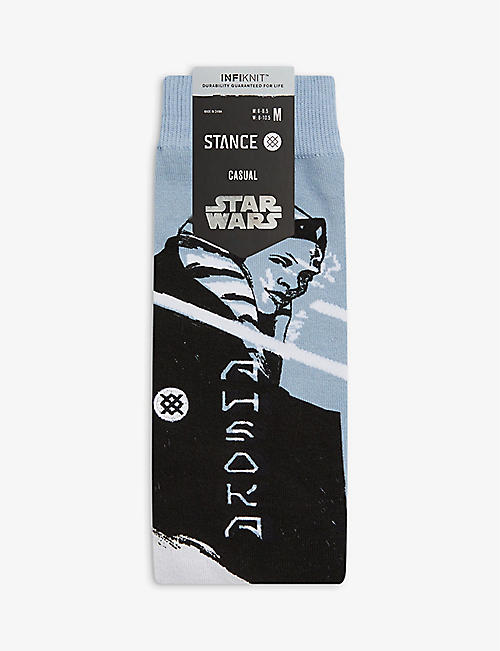 STANCE: Ahsoka West graphic-print woven socks