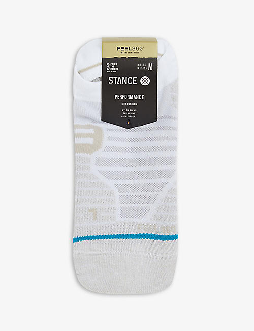 STANCE: Pack of 3 Versa logo-print woven socks