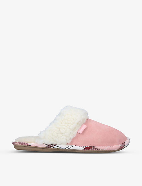 BARBOUR: Lydia suede slippers