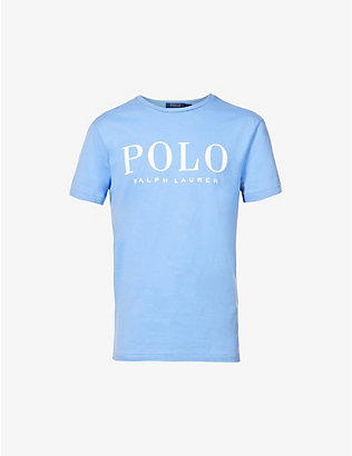 POLO RALPH LAUREN: Logo-printed crewneck cotton T-shirt