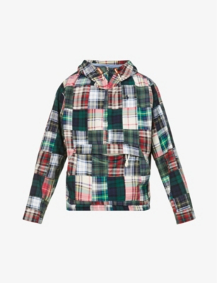 POLO RALPH LAUREN Patchwork relaxed fit cotton jacket Selfridges
