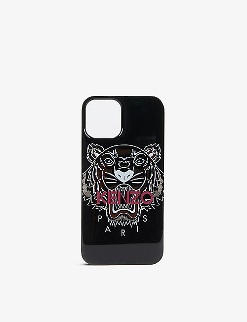 KENZO: Tiger brand-print plastic iPhone 12 Pro case