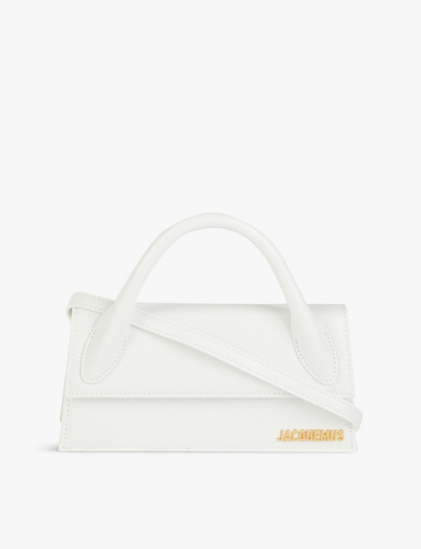 Le Chiquito Long leather top-handle bag