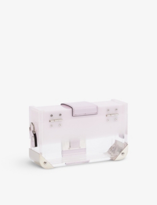 FENDI Two-tone acrylic and leather cross-body bag