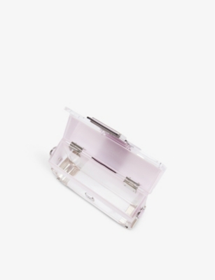 FENDI Two-tone acrylic and leather cross-body bag