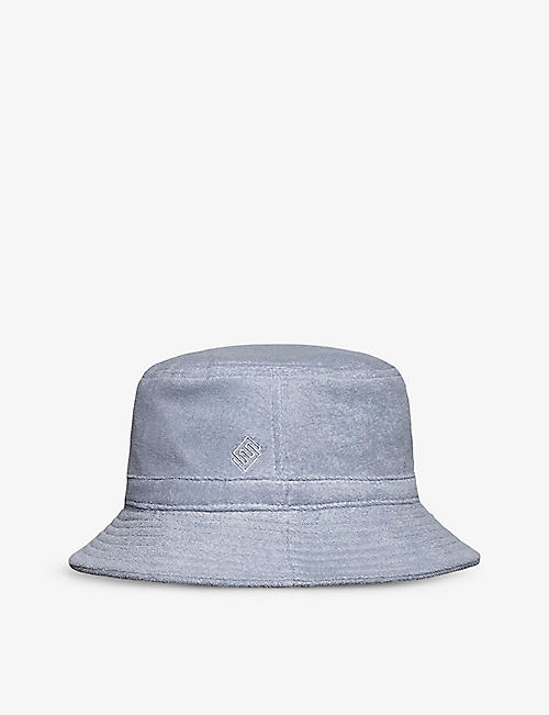 ETON: Logo-embroidered cotton-terry bucket hat