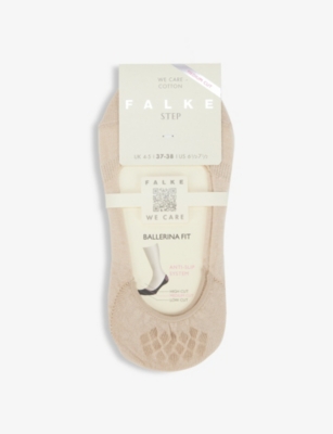 Falke Step Cotton-blend Socks In Cream