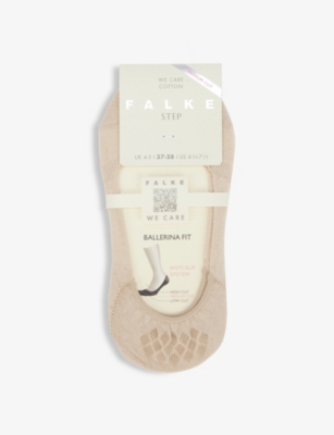 Falke Step Cotton-blend Socks In Beige