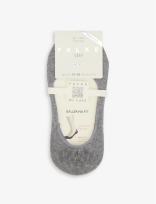 Falke Step Cotton-blend Socks In Light Greymel 3390