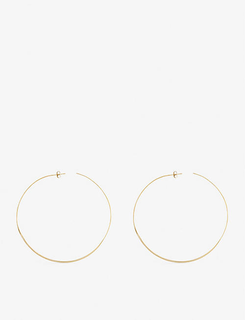 COMPLETEDWORKS: A Way Of Life 14ct yellow-gold vermeil sterling-silver hoop earrings