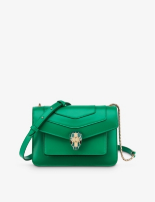 BVLGARI Serpenti Bag/Beautiful Emeral Green Forever Bag