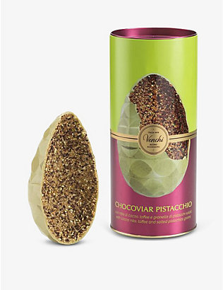 VENCHI: Chocoviar pistachio and toffee white chocolate egg 330g