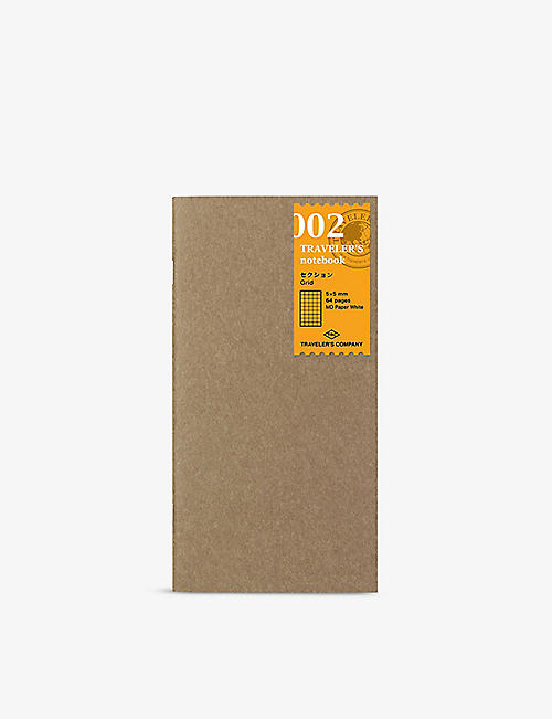 STONE MARKETING: Traveler's grid notebook refill 21cm x 11cm
