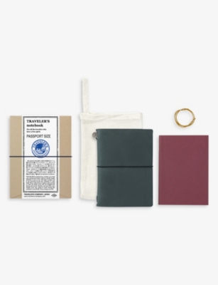 TRAVELER'S COMPANY: Traveler's leather notebook 13.4cm x 9.8cm